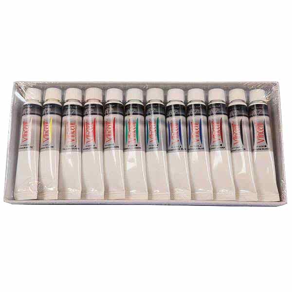 Vincent Talent Oil Color Yağlı Boya Seti 12'li - 12x12ml - 3
