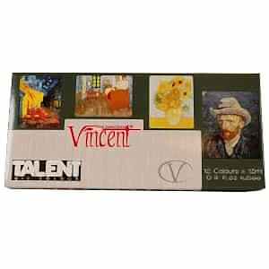 Vincent Talent Oil Color Yağlı Boya Seti 12'li - 12x12ml - Vincent