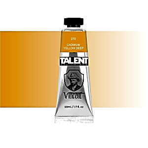 Vincent Talent Yağlı Boya 50 ML 270 Cadmium Yellow Deep - Vincent