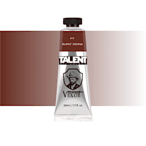 Vincent Talent Yağlı Boya 50 ML 411 Burnt Sienna - Vincent