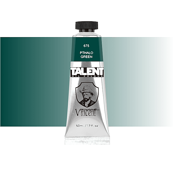 Vincent Talent Yağlı Boya 50 ML 675 Phthalo Green - 1