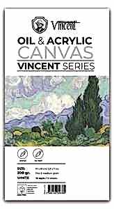 Vincent Yağlı ve Akrilik Boya Kanvas Pad 300gr 10X18cm 10 Yaprak - Vincent