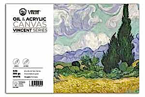 Vincent Yağlı ve Akrilik Boya Kanvas Pad 300gr 20X30cm 10 Yaprak - Vincent