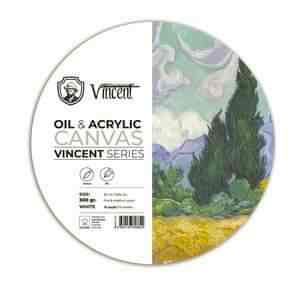 Vincent Yağlı ve Akrilik Boya Kanvas Pad 300gr Daire 25cm 10 Yaprak - Vincent